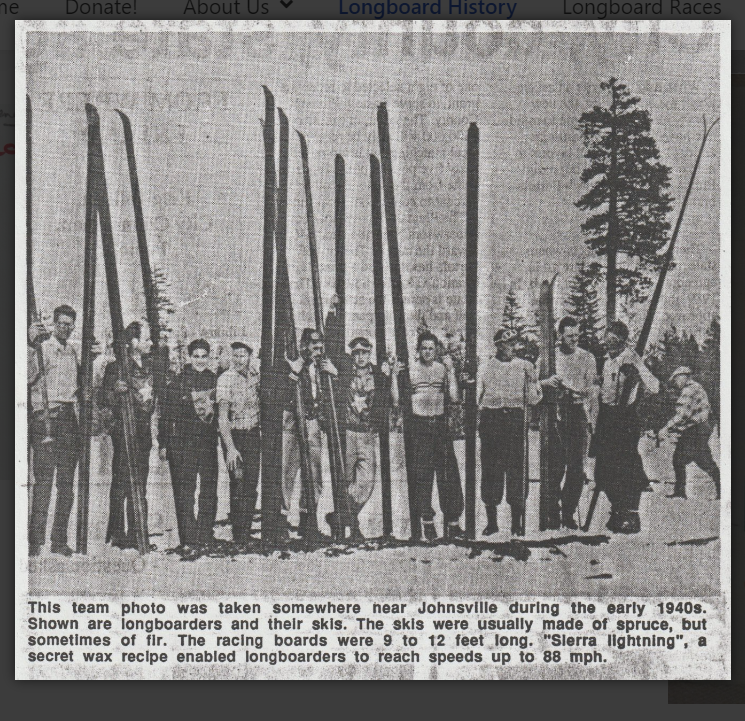 old article of ski races